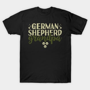 German Shepherd Grandpa T-Shirt